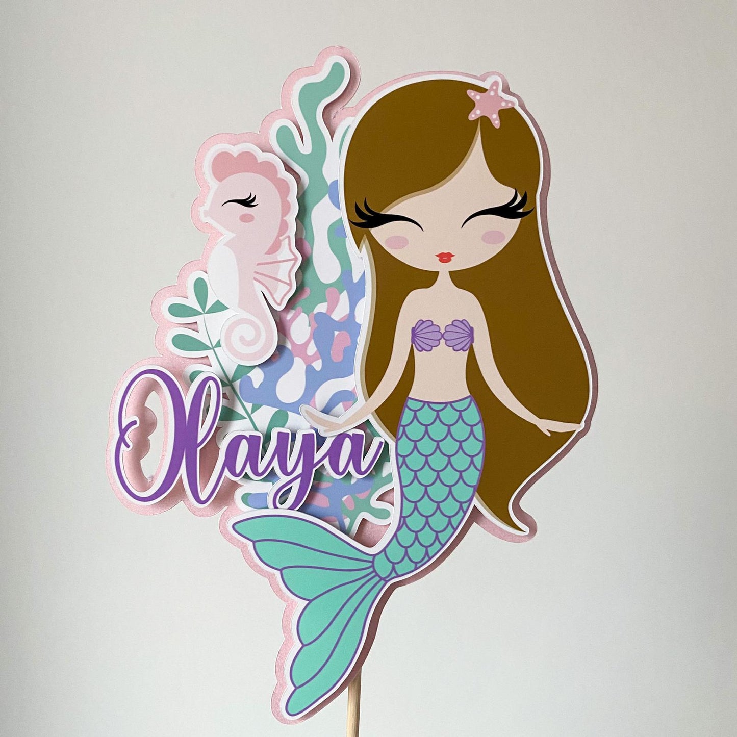 Cake Topper Sirena