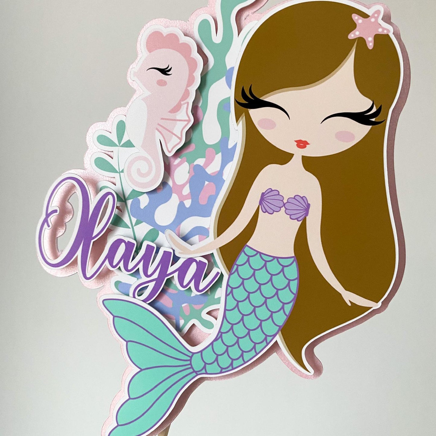 Cake Topper Sirena