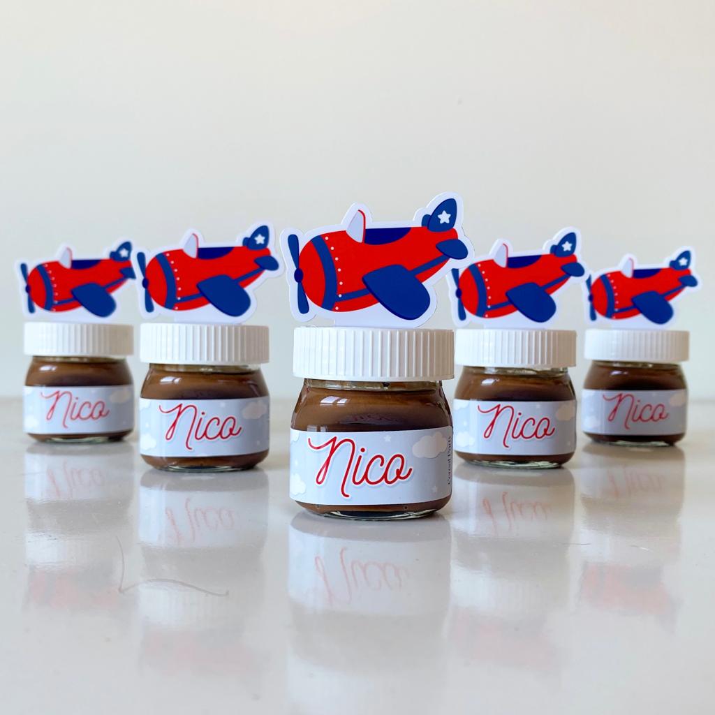 Mini Nutella Avión