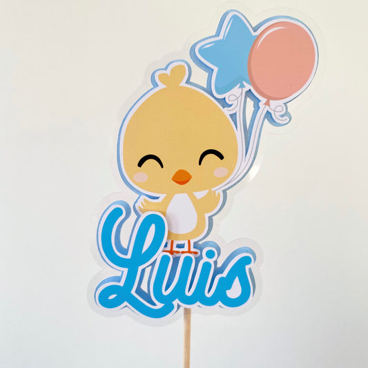 Cake Topper Pollito