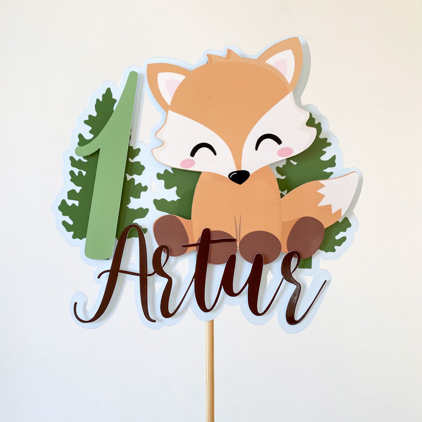 Cake Topper Zorrito