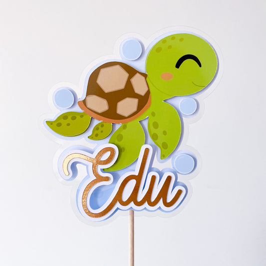 Cake Topper Tortuga